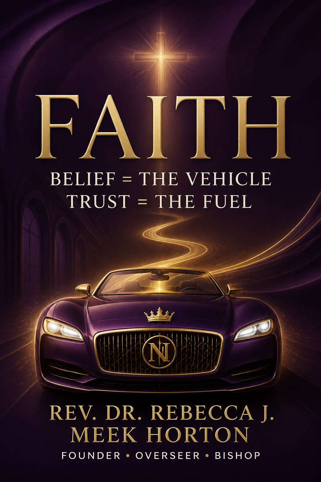 Cover of Faith: Belief = The Vehicle- Trust = The Fuel