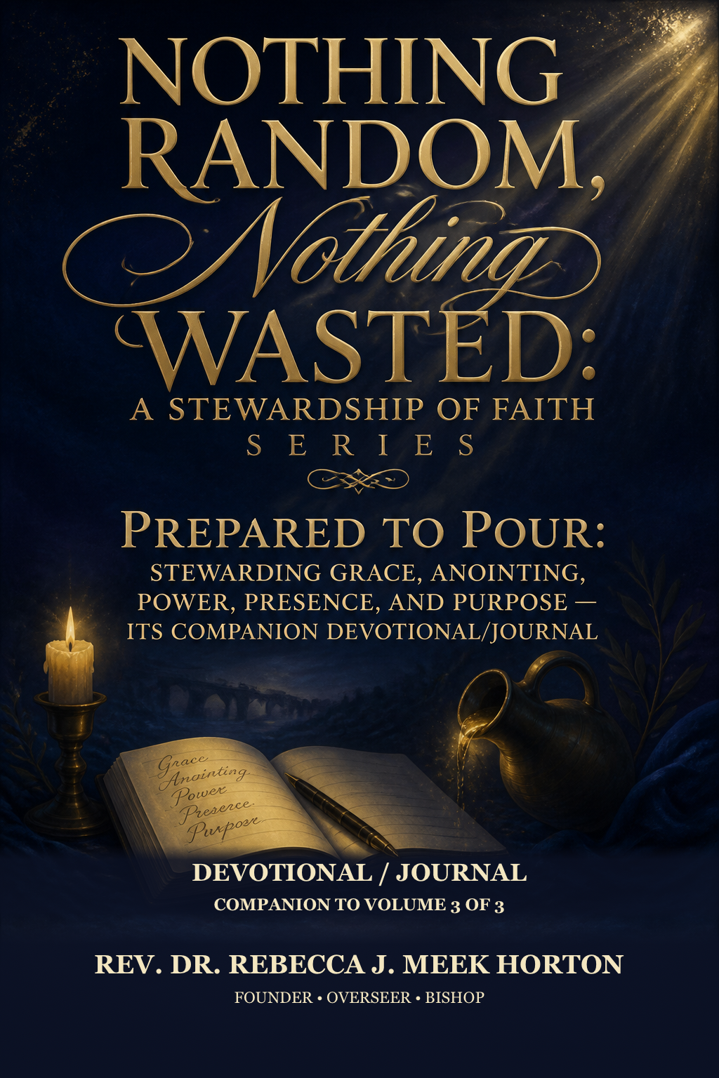 Cover of Prepared to Pour: Stewarding Grace, Anointing, Power, Presence, and Purpose — Its Companion Devotional/Journal